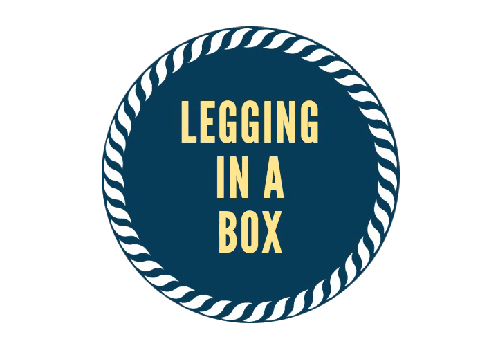 Legging in a box logo