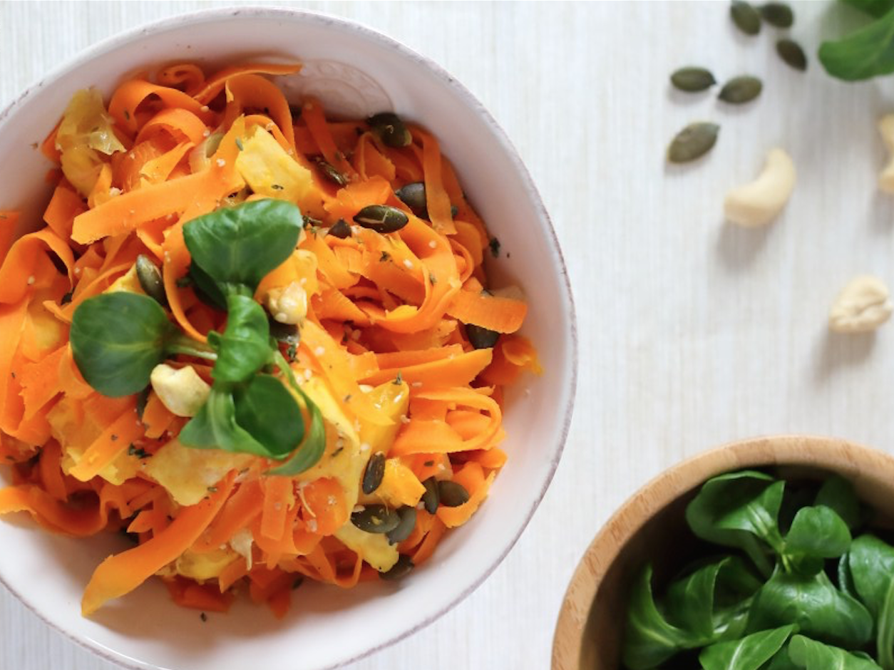 Salade de carottes à l’orange et au gingembre