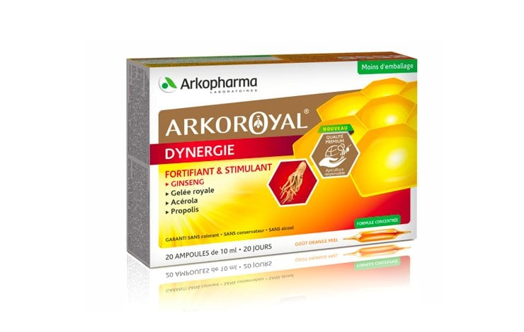 Les ampoules Arkoroyal Dynergie d’Arkopharma pour stimuler les défenses