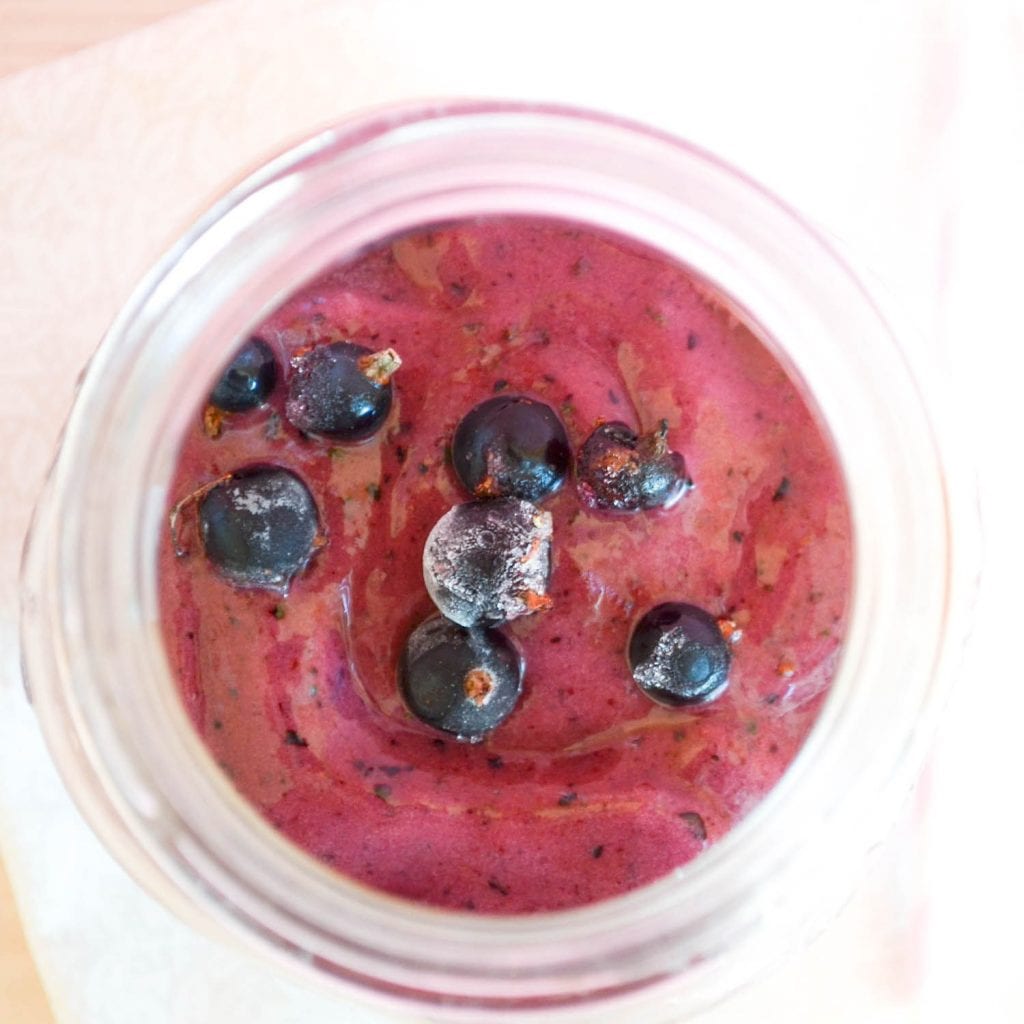 glace cassis acai